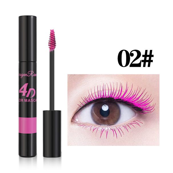 4D Bunte Mascara & wischfestes Augenbrauengel – 2-in-1 lang anhaltendes Make-up_voghion.com