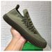 Zees Zees BA.BV2025 Summer Mesh Breathable Casual Sneakers Lace-up Canvas Slip-on Sock Shoes Women's Flats_voghion.com