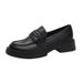 Genuine Lefu for women in the autumn of 2024, new women's with thick soles, one foot sole, and high height British style_voghion.com