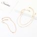 Legierung fußkettchen dicke kette anzug frauen einfache mode temperament fußkettchen drei-stück set_voghion.com
