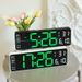 13inch Simple Dual-use Wall And Table For Living Room, Large Font Electronic Clock With Multiple Alarms, Temperature,_voghion.com