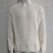 Men's sweater Fall and winter solid color slim-fit long-sleeved crew neck pullover sweater_voghion.com