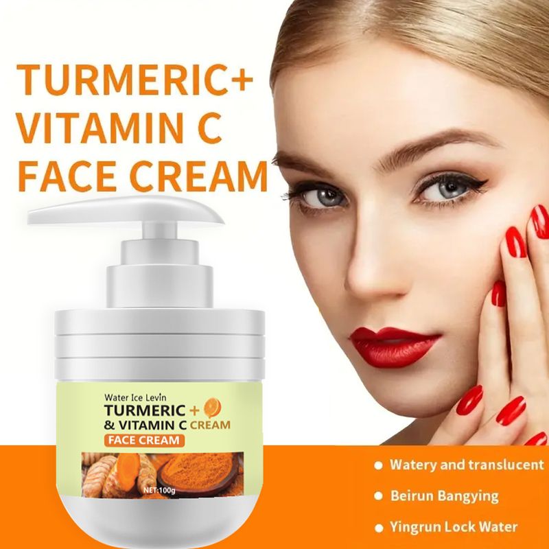 Water Ice Levin Turmeric Moisturizing, Moisturizing and Brightening face cream essence_voghion.com