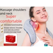 Masażer do pleców, ramion i mięśni czworobocznych, do użytku domowego, terapia cieplna, pielęgnacja szyi, prezent_voghion.com