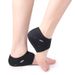 Breathable Heel Socks For Indoor & Outdoor Use - Anti-Slip Comfort Foot Protectors With Soft Cushioning (Black With Red Lining, One Size Fits All)_voghion.com