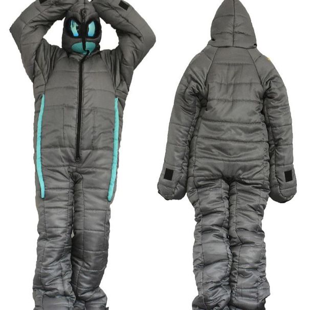 【Vollhand-Design】Alien Walkable Humanoid Mummy Warm Camping Schlafsack Krankenhaus Begleiter Spezial_voghion.com
