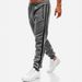 Men’s Athletic Jogger Pants With Zippered Pockets & Contrast Stitching – Relaxed Fit Mid-Rise Tapered Leg (3 Colors, S-3XL)_voghion.com
