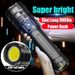 15000mah Built-in Battery 1000W Mot Powerful LED Flashlight Tactical Flash Light Emergency Spotlight 4km Holiday_voghion.com