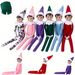 12.99inch Elf Doll Plush Christmas Tradition Doll-Multiple Colors_voghion.com