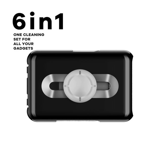 Fones de ouvido Bluetooth 8 em 1, caneta de limpeza multifuncional para fones de ouvido Bluetooth, conjunto de escovas para remoção de poeira e teclado de computador, telefone celular digital_voghion.com