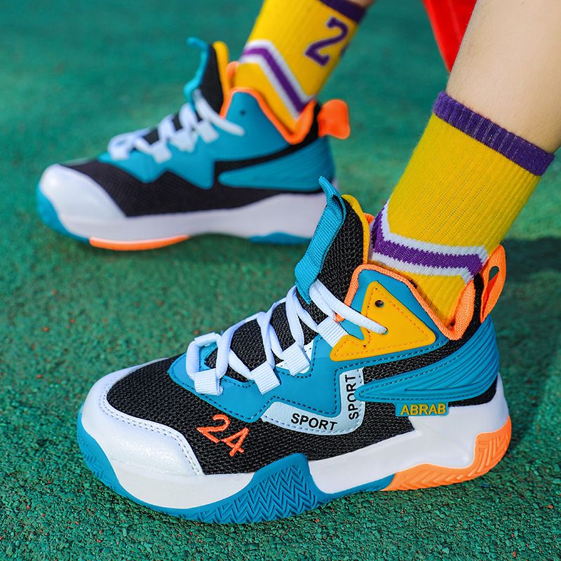 Men’s Shoes Popular children's basketball shoes student sports shoes teenagers' shoes mesh breathable non slip running shoes boys soft sole_voghion.com