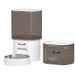 Automatischer Futterspender Und Wasserspender 2,5L Para Pequeños Tiernos, Blanco_voghion.com