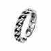 Qibao S Anello regolabile vintage in argento puro con catena cubana da donna, stile coreano, per dito indice_voghion.com