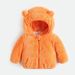 Jaquetas infantis meninos e meninas outono e inverno roupas de algodão grosso infantil bebê coral fleece jaqueta infantil com capuz de algodão felpudo_voghion.com