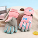 Winter Children's Skiing Gloves With Velvet, Windproof, Snow Playing, Thick Insulation, Outdoor Student Cartoon Touch_voghion.com
