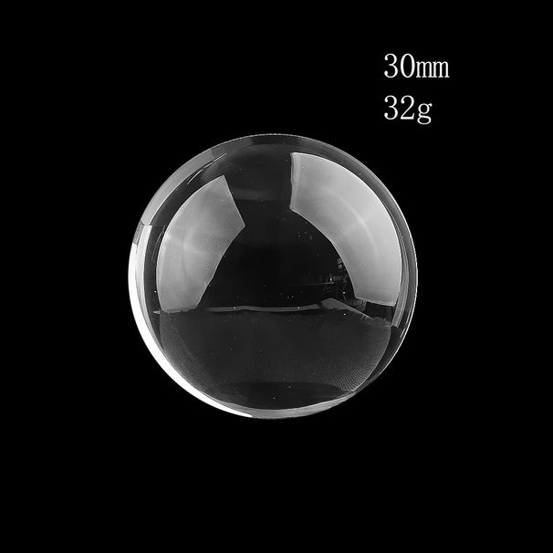 30/40/50/60/80mm Clear Smooth Prism Glass Crystal Ball Rainbow Aurora Sun Catcher Refraction Paperweight Crafts Globe_voghion.com