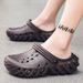 Men's Fashion Baotou Slippers Student Fashion Casual Beach Shoes_voghion.com
