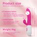 Dildo vibrante a 10 modalità per donne, stimolatore del punto G, vibratore a coniglio, giocattolo sessuale per adulti per uomini e donne_voghion.com