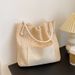 Straw Hollow Out Knitting Tote Bag Large Capacity Handmade Shoulder Handbag Women Designer Casual Beach Bag_voghion.com