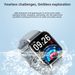 P66 Smartwatch mit Bluetooth-Anruffunktion, Herzfrequenzmessung, Blutdruckmessung, Schlafüberwachung, Informationserinnerung, Sportfunktion, wasserdicht_voghion.com