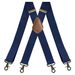 Bretelle vintage VOOTHOST per uomo da lavoro, resistenti, grandi e alte, larghe 3,5 cm, a forma di X, con 4 ganci a scatto in bronzo, regolabili, elastiche, per pantaloni, F0213_voghion.com