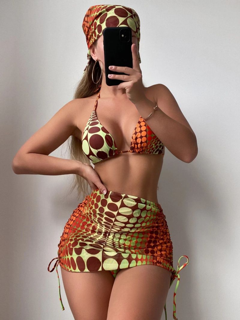 Kadın seksi bikini üç parçalı takım elbise çok satan mayo kadın beachwear mayo_voghion.com