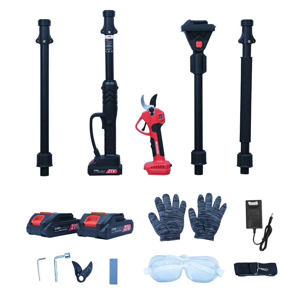 Appareil électrique avec 3000 Lbs Schneidkraft, support télescopique 228 cm, 2x2000mAh Akku_voghion.com