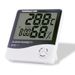 LCD Electronic Digital Temperature Humidity Meter Monitor Indoor Outdoor Thermometer Weather Station Alarm Clock HTC-1_voghion.com