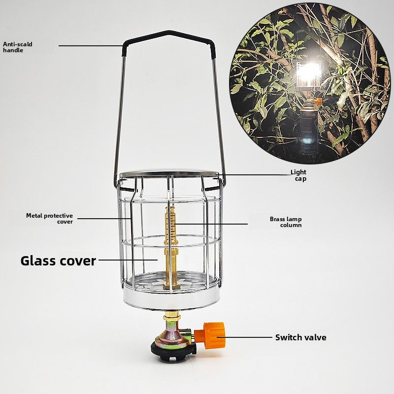 Jianxing Medium Camping Kartusche Gas Kerosin Laterne Outdoor Beleuchtung Ausrüstung_voghion.com