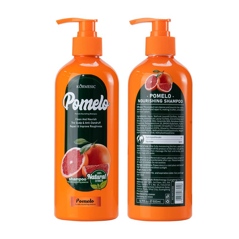 Shampoo hidratante com essência de toranja KORMESIC, remoção de cabelos grisalhos pós-tingimento, descoloração, mechas, revitalização, 500ml_voghion.com