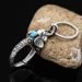 Stainless Steel Men's Personalized Creative Elephant Keychain Retro Small Gifts Car Keychain Pendant Accessories Ring Ring_voghion.com