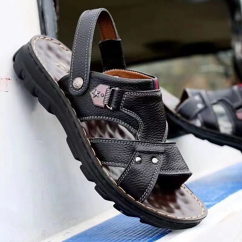Men's Shoes Summer Sandals Men Soft Bottom Men Non Slip Slippers Men Casual Dual Purpose Beach_voghion.com