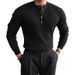 Grob gestrickter Rollkragenpullover für Herren – Winterwärme, minimalistischer Stil (Schwarz/Weiß/Grau/Braun, M-3XL)_voghion.com