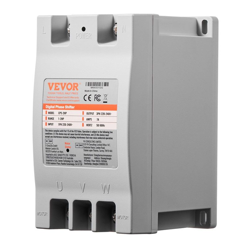 3 Phase Converter 2HP 7A 220V Single To 3 Phase 220V-240V Input/Output_voghion.com