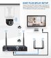 Home Wireless WiFi 3MP HD Surveillance Kit 8-Channel NVR Dome Camera System_voghion.com