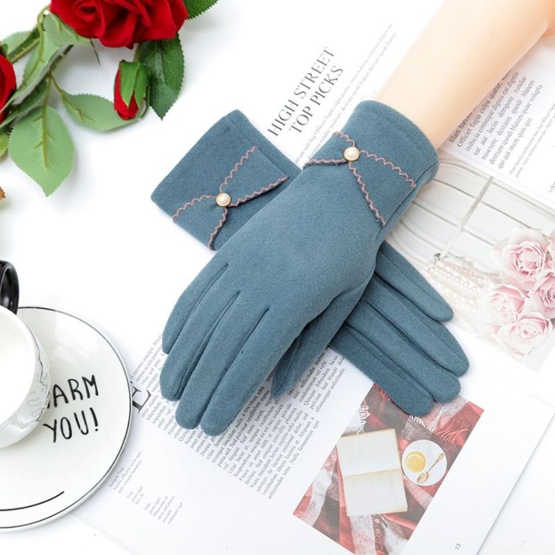 Winterplüschhandschuhe, warme Handschuhe, Sporthandschuhe, hautfreundlicher und warmer Plüschstoff, der Ihnen ein angenehmes Tragegefühl bietet
_voghion.com