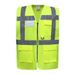 GRS europeisk standardcertifierad utomhustrafikvarningskläder med flera fickor och reflexväst_voghion.com