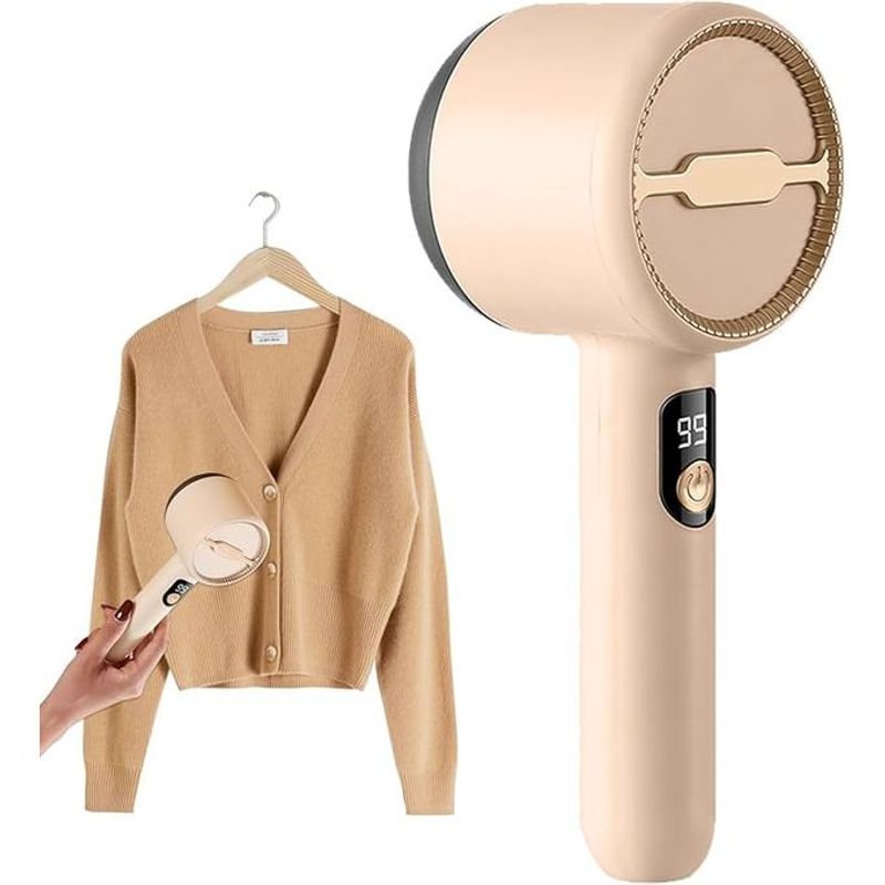 Afeitadora de telas blanca recargable - Eliminador de vello de ropa para el mantenimiento del armario
ACZT_voghion.com