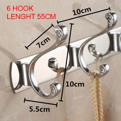 Ganci da parete in acciaio inossidabile - Moderni appendiabiti cromati_voghion.com