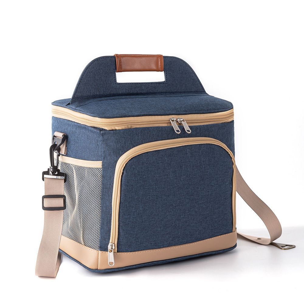 Funksjonelle vesker Ny veske Stor kapasitet Oxford-stoff Tykk vanntett ispose Piknikveske Stor lunsjmatveske_voghion.com