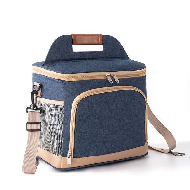 Funksjonelle vesker Ny veske Stor kapasitet Oxford-stoff Tykk vanntett ispose Piknikveske Stor lunsjmatveske_voghion.com