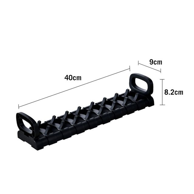 Köksförvaringsställ Plast Tallrikshållare Grytlockshållare Tallrikshållare Stativ Organizer Kökstillbehör_voghion.com