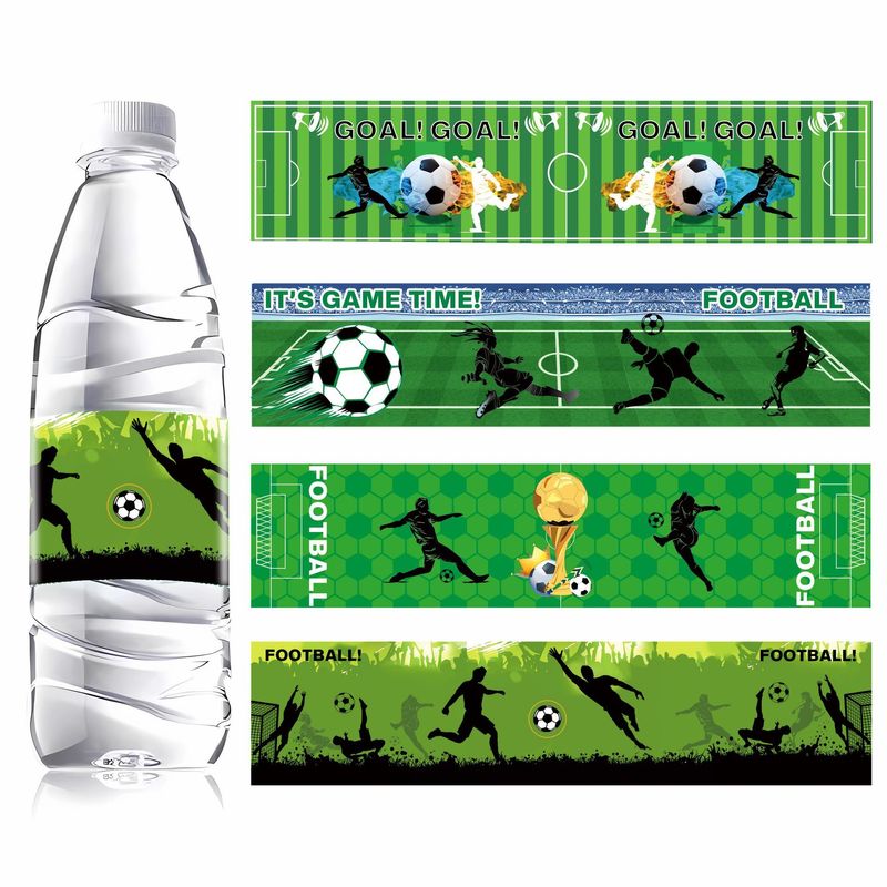 Pegatinas con temática de bolos, pegatinas para botellas, diseño de ambiente de fiesta de baloncesto, pegatinas decorativas para botellas de agua_voghion.com