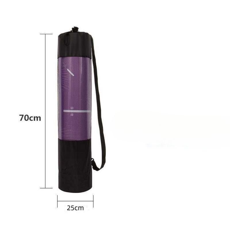 Large Capacity Sports Women Mat Cover Mesh Yoga Cylinder Storage Bag Portable_voghion.com
