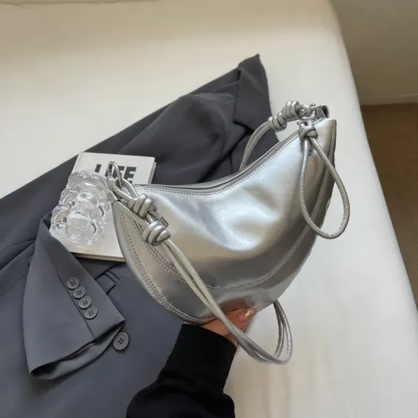 Borsa a tracolla Saddle | Borsa a tracolla in tinta unita in stile coreano_voghion.com