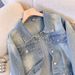 Washed Denim Jacket For Women's Spring And Autumn New Style, Loose Fit, Small Stature, Slimming Jacket, Short Top_voghion.com