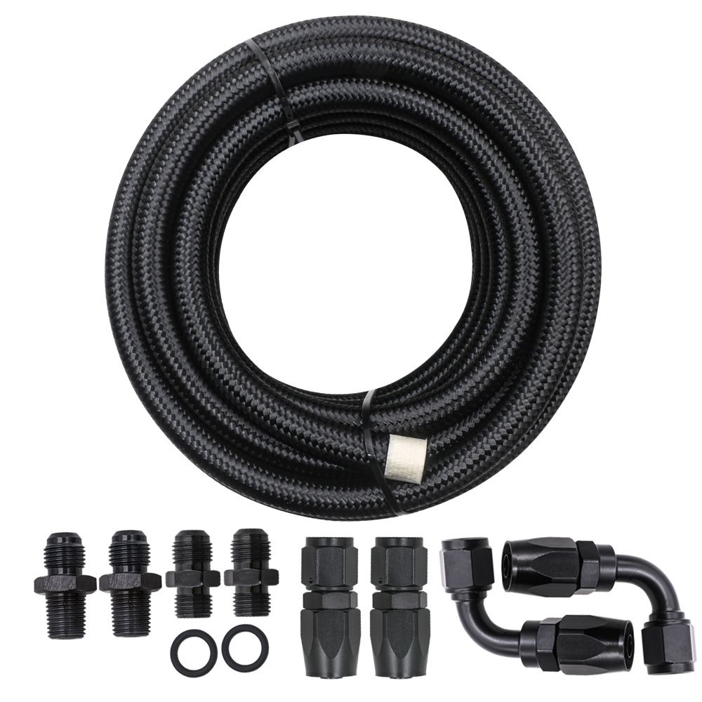 Kit linea frigorifero cambio automatico modificato per auto 4l60e nero an6 tubo olio radiatore olio nero 4l65_voghion.com