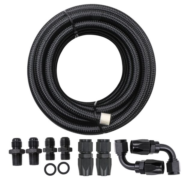 Kit linea frigorifero cambio automatico modificato per auto 4l60e nero an6 tubo olio radiatore olio nero 4l65_voghion.com