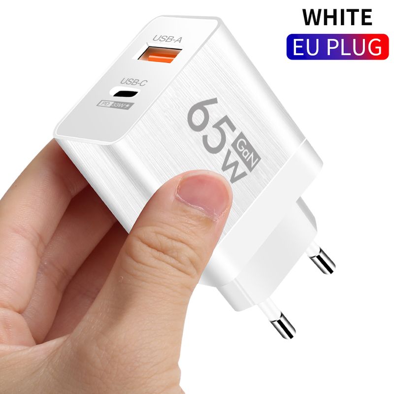 GaN 65W oplader snel opladen muur snel opladen PD C-type USB-adapter geschikt voor iPhone 14 13 Xiaomi Samsun_voghion.com