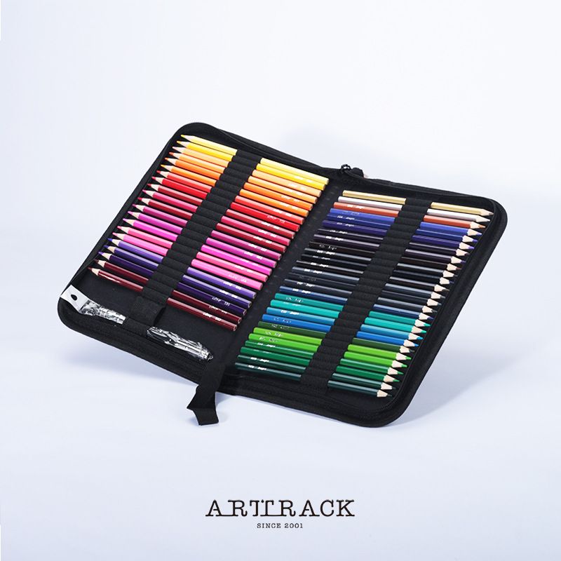 Joywish 72-Color Zippered Oxford Pouch For Colored Pencils – Artist & Student Pencil Organizer, Portable Art Supply Case For Sketching & Drawing_voghion.com